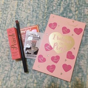 Too Faced Bundle in Pink 😺3 items+samples😺